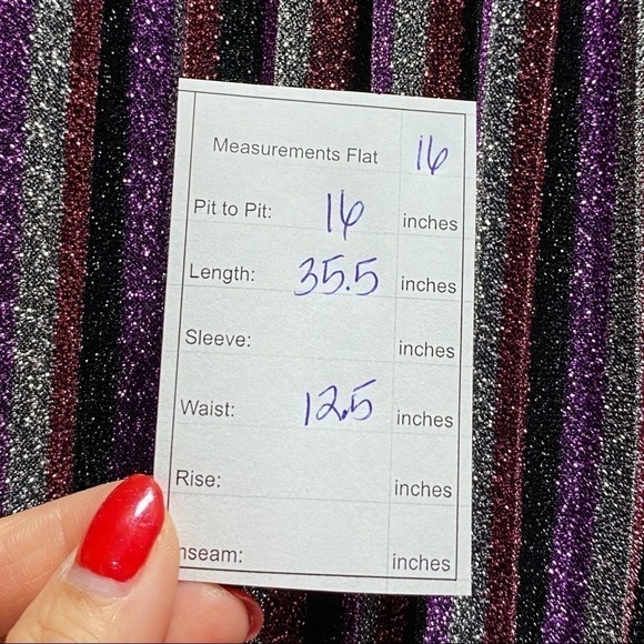 AVA & Yelly Shimmer Stripe Shift Dress Size 16 - Picture 13 of 14